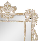 Oglinda perete mdf bej 45x3x81 cm