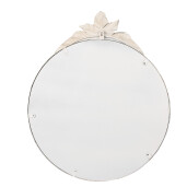 Oglinda perete rama metal bej vintage 50x4x60 cm