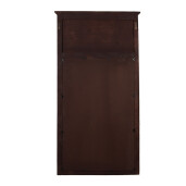 Oglinda perete lemn bej auriu vintage 80x5x158 cm