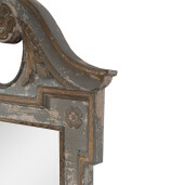 Oglinda perete lemn verde maro vintage 65x3x145 cm