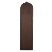 Oglinda perete lemn bej auriu vintage 48x4x180 cm