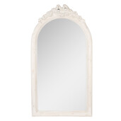 Oglinda perete polirasina alba vintage 50x4x92 cm