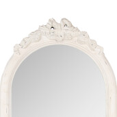 Oglinda perete polirasina alba vintage 50x4x92 cm