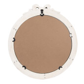 Oglinda perete polirasina alba vintage 48x6x52 cm