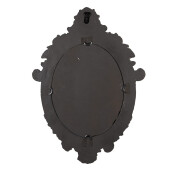 Oglinda perete metal gri bej vintage 46x3x64 cm