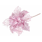 Craciunita artificiala roz 15x24 cm