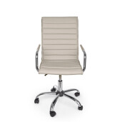 Scaun birou taupe argintiu Perth 46x54x90/100h
