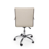 Scaun birou taupe argintiu Perth 46x54x90/100h