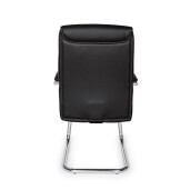 Set 2 scaune birou negru argintiu Sydney 58x60.5x101.5 cm
