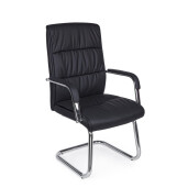 Set 2 scaune birou negru argintiu Sydney 58x60.5x101.5 cm