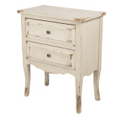 Comoda lemn alb vintage 66x36x80 cm