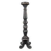 Sfesnic lemn negru 23x65 cm