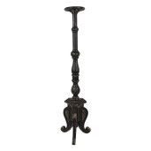 Sfesnic lemn negru 40x163 cm
