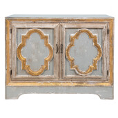 Comoda lemn bej gri 120x38x91 cm