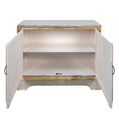 Comoda lemn bej gri 120x38x91 cm