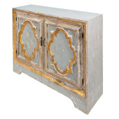 Comoda lemn bej gri 120x38x91 cm