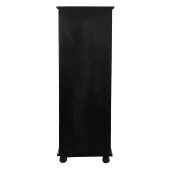 Vitrina lemn bej maro vintage 49x35x135 cm