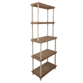 Raft lemn maro 80x40x210 cm