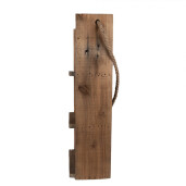 Raft perete lemn maro 28x16x59 cm
