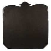 Raft perete lemn alb bronz 90x19x100 cm