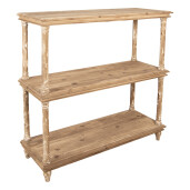 Raft lemn maro 110x40x113 cm