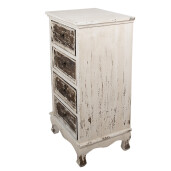 Comoda lemn maro bej 44x35x81 cm