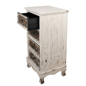 Comoda lemn maro bej 44x35x81 cm