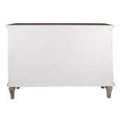 Comoda lemn maro bej vintage 141x40x105 cm