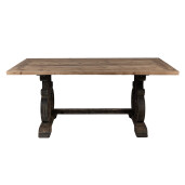 Masa dining lemn masiv maro vintage 180x90x78 cm