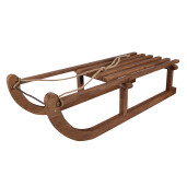 Sanie decorativa lemn maro 80x37x20 cm