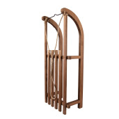 Sanie decorativa lemn maro 80x37x20 cm