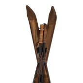 Schiuri decorative lemn 24x10x90 cm