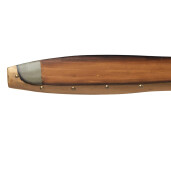 Elice decorativa lemn maro auriu 12x3x120 cm