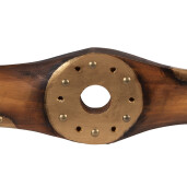 Elice decorativa lemn maro auriu 12x3x120 cm