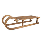 Sanie decorativa lemn maro 100x37x27 cm