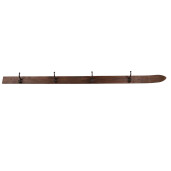 Cuier perete lemn maro 170x8x12 cm