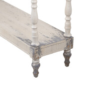 Consola lemn alb vintage 110x35x78 cm