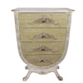 Comoda lemn multicolor vintage 81x36x113 cm