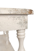 Consola lemn bej maro vintage 140x40x92 cm