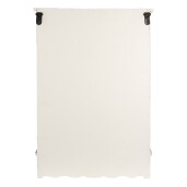 Raft perete lemn alb vintage 46x14x67 cm