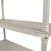 Raft lemn gri vintage 110x40x210 cm