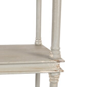 Raft lemn gri vintage 55x40x210 cm