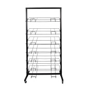 Expozor covorase intrare casa, fier negru 83x40x180 cm