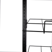 Expozor covorase intrare casa, fier negru 83x40x180 cm
