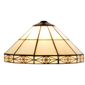 Abajur veioza sticla polirasina Tiffany 32x16 cm