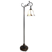 Lampadar polirasina sticla Tiffany 36x25x152 cm
