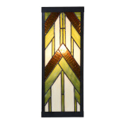 Aplica Tiffany metal sticla 16x14x40 cm E27