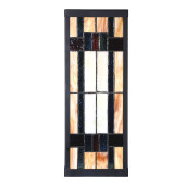 Aplica Tiffany metal sticla multicolora 14x16x40 cm E27