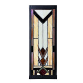 Aplica Tiffany multicolora 14x16x40 cm E27