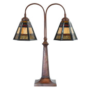 Veioza Tiffany multicolora 48x19x64 cm E27